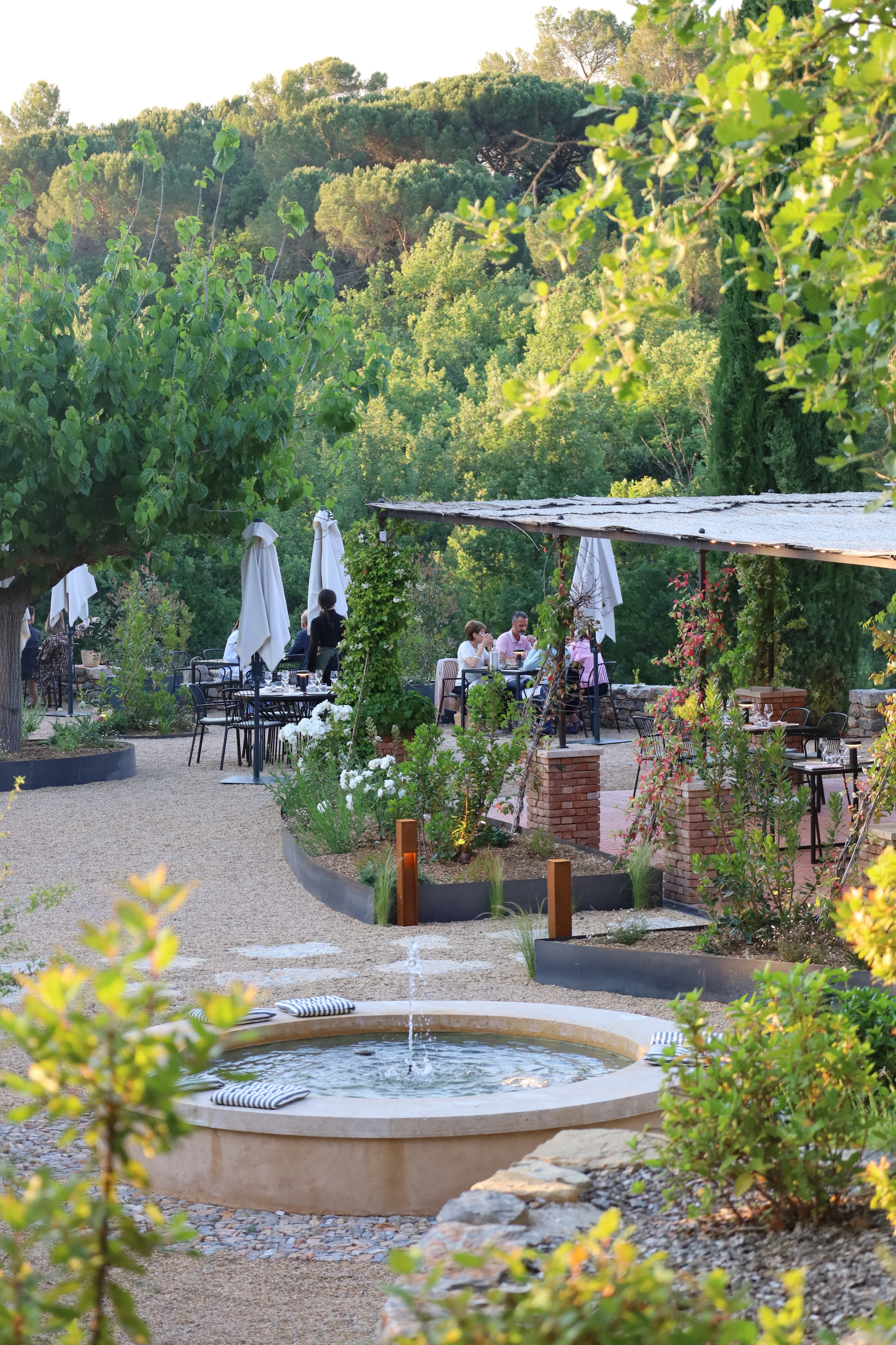 Terrasse du domaine de Blacailloux